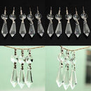 Hanging Drops Chandelier Crystal Lighting Accessories Prism Glass Lamp
