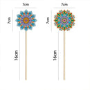Rhinestone Craft Yard Lawn Flowers Decor Stick for Outdoor Home Christmas Gif