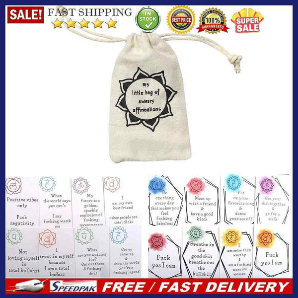 16pcs Affirmation Card Positive Funny Wedding Birthday Greeting Card for Friends