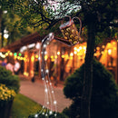 LED Kettle Solar Light Watering Can Sprinkle Fairy Lamp Garden Decor (A) Newly