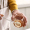 6  Honey Spoon Glass Honey Dipper Stick Syrup Dispenser For Honey Server M3N8