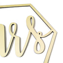 2pcs Wooden Chair Banner Sign Wedding Engagement Party Decoration (JM00456)