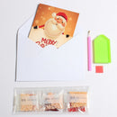 Handmade Xmas Postcards DIY Diamond Painting Merry  Christmas 5D Greeting Cards