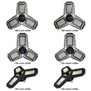 LED Foldable Industrial Light Outdoor Yard Workshop Garage Lamp (2White)