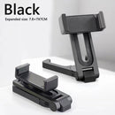 Adjustable Desktop Mobile Phone Selfie Holder Stand Folding Bracket (Black)