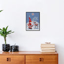 Santa and Elk 14CT Counted Embroidery DIY Full Cross Stitch Handmade Cotton Art