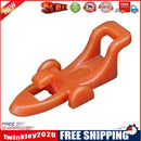 Fishing Hook Keeper Fishing Rod Lure Bait Safety Holder Hanger (Orange)