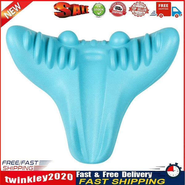 Cervical Repair Pillow Neck Massage Traction Ergonomic Design Smooth Curve Newly