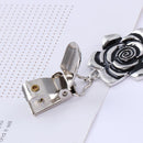 Flower Pattern Cardigan Clip Shawl Brooch Duck Clip Clasps Sweater Clips