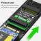 M.2 PCIE SSD Adapter Card M.2 PCIE NVME SATA NGFF Expansion Riser Card for PC
