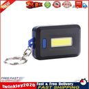Portable Mini Flashlight COB LED Key Chain Keyring Torch Hiking Work Light Newly