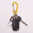 6pcs Outdoor Camping Carabiner Clips Keychain Hiking Backpack Hanging Buckles