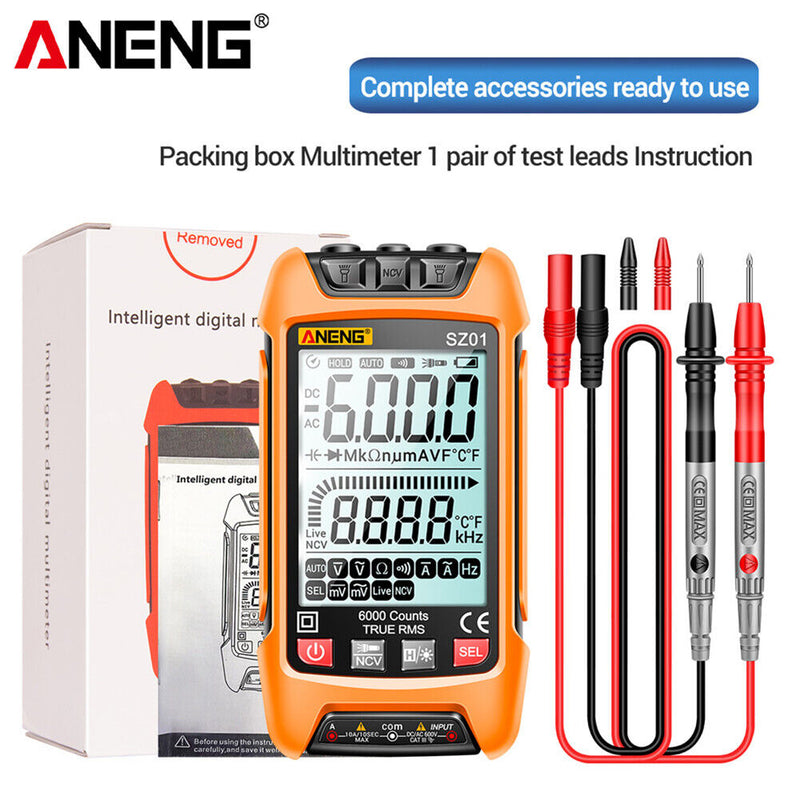 #A 6000 Counts Digital Multimeter Resistance Frequency NCV Digital Multimeter To