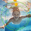 Diving Swim Rings Toys Swimming Pool Diving Circle Game (Splicing Green) Newly