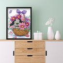 5D Diamond Flower Basketball Puppy Full Drill Rhinestone Mosaic Art Picture Kits