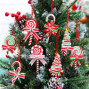 Christmas Candy Ornaments Candy Cane Hanging Decorations Lollipop Ornament