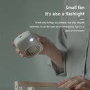 #A Portable Camera Fan with Flashlight Creative Hanging Neck Fan for Women Child