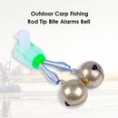 Outdoor Carp Fishing Rod Pole Tip Bite Alarms Bell Copper Spiral Bells Tackle