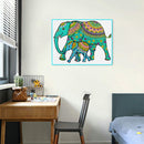 5D DIY Diamond Painting Elephant Special Shaped Full Drill Mosaic Art Decor