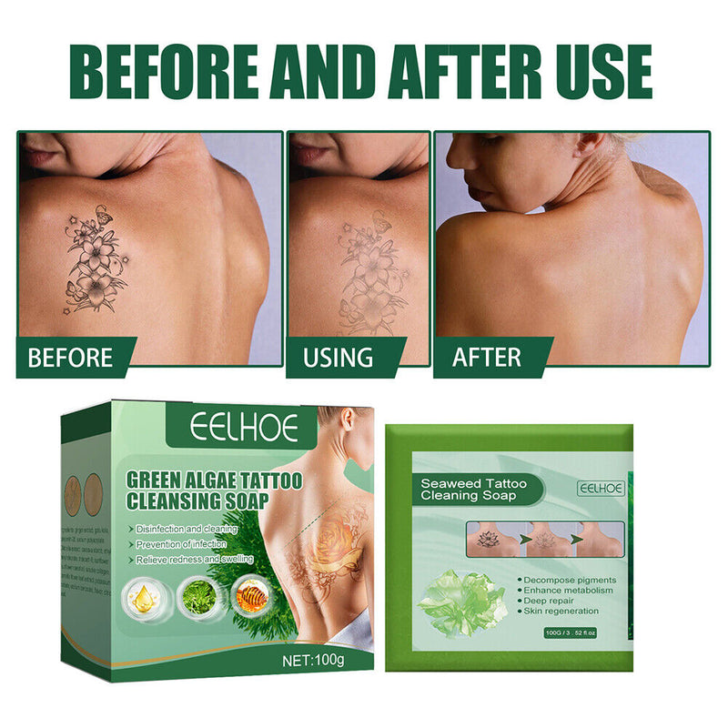 Tattoo Cleaning Liquid Soap Soothing Solution Pigment Green Soap Skin Clean