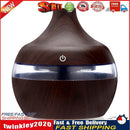 Aroma Oil Diffuser Ultrasonic Wood Grain Air Humidifier (Dark wood grain) Newly