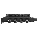 CPU PC Case 8 Channels Cooling Fan HUB Chassis 4 Knob Radiator Speed Controller