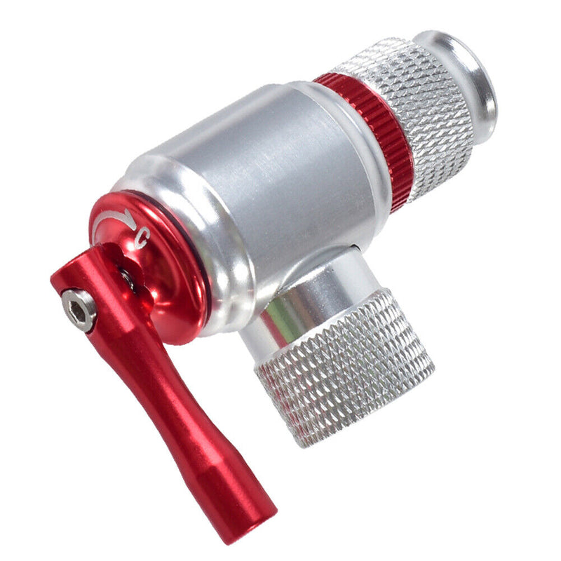 Portable Bicycle CO2 Cylinder Pump Gas Nozzle Fast Inflator Adapter (A) Newly
