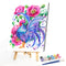 Animals in Flowers Partial Oil Paint By Number Kit DIY Frameless Drawing Pict