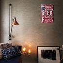 Drink Beer Retro Metal Plate Tin Sign Plaque Poster Wall Art for Club (2)