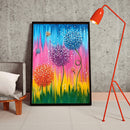 Colorful Dandelion 5D DIY Full Round Drill Diamond Painting Art Mosaic Deco