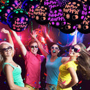 10Pcs 12inch Fluorescent Balloon Glow Luminous Love Heart Latex Balloon\