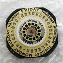 VX44E Quartz Movement Three Pencil 12-Hour-Wednesday Calendar Clock