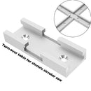 Woodworking Aluminum Miter T-track Connector Fixture for Router Table (B) Newly
