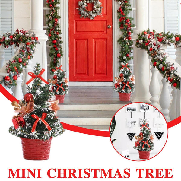 Mini Christmas Tree Xmas Craft Decor Ornament Gift Home Decoration#