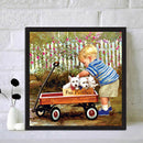 DIY Diamond Painting Kits Full Round Drill Free Puppies Mosaic Crafts Home Decor