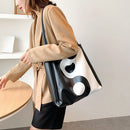 Women Tai Chi Print Shoulder Bag Casual Leather Shopping Bags Female Handbags