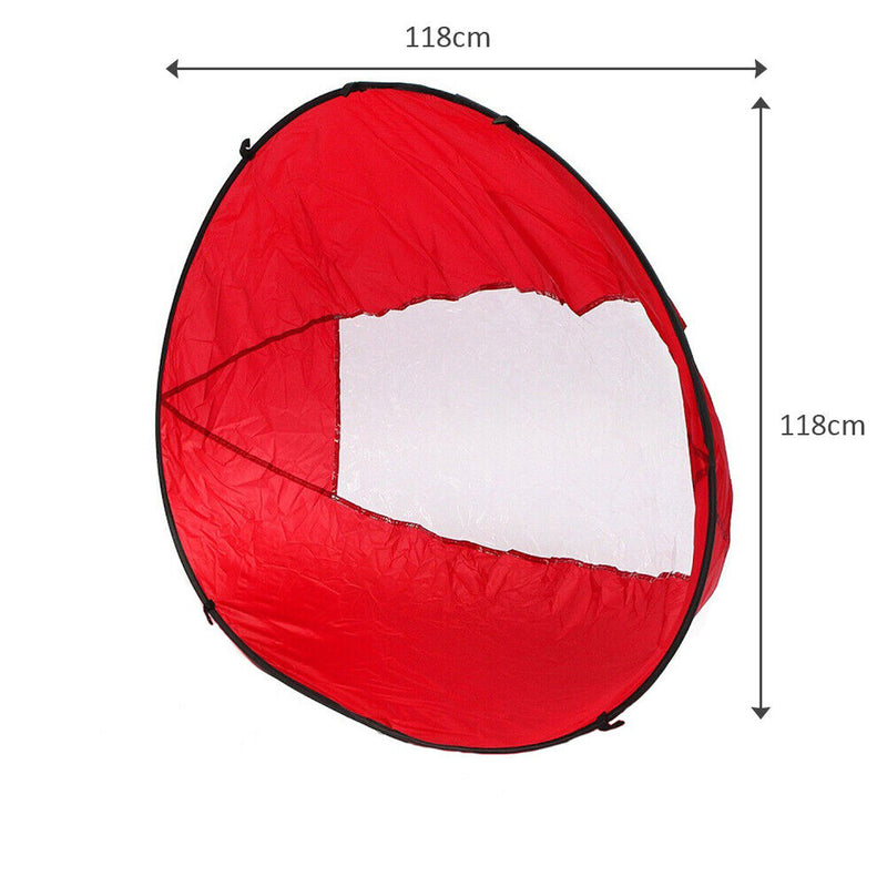 46 inch Folding Kayak Wind Paddle Sailing Popup Paddle Sail with Clear Window