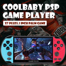 X7 Plus 5.1 inch Handheld Game Console 8GB Built-in 200 Games (Blue Red) Newly