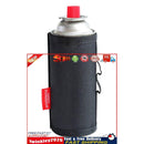 Long Gas Canister Cover Outdoor Camping Fuel Cylinder Tank Case (Black) Newly