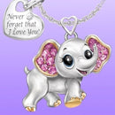 Heart Pendant Pendant Necklace Animal Insect Rhinestone Clavicle Chain Jewelr