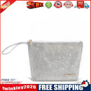 Fashion Women Clutch Bag Casual Solid Card Purse Money Holder (Rhinestone)