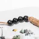 Gift Handmade Hanging Decorations Closet Pendant With Tassels Wood Bead Garland