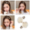 Women Girls Milk White Color Slid Clip Hairpin Hair Accessories Barrettes