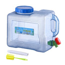 8L Water Bucket Jug with Faucet Water Bottle for Outdoor Hiking Emergency Picnic
