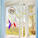Acrylic Lucky Wind Chime Diamond Painting Dream Catcher Pendant Home Art Deco