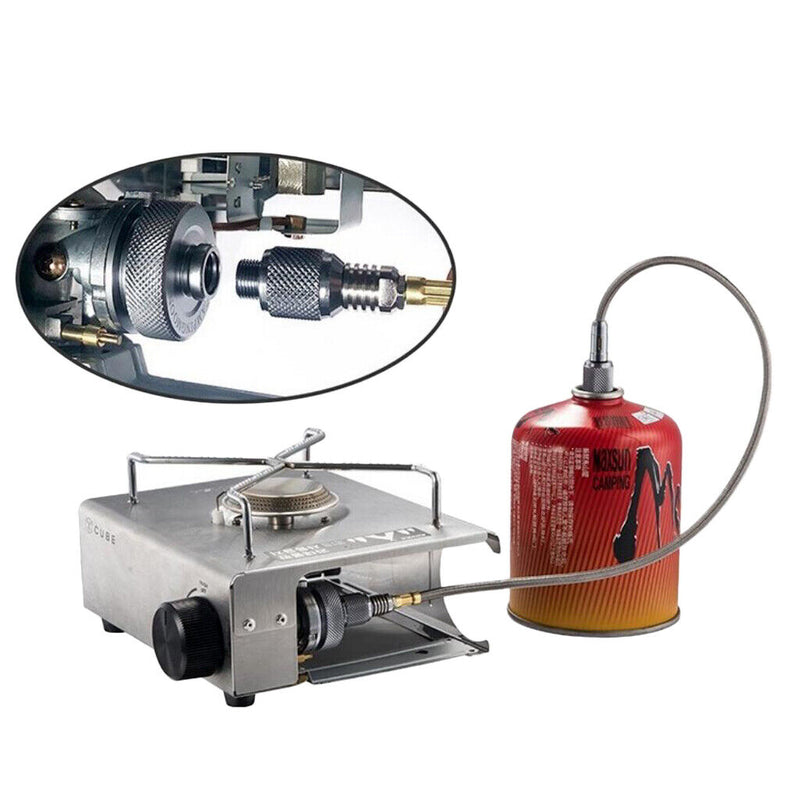 1 Stück Gasbehälteradapter dapter zum Anschließen des Ofens an Butankessel