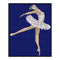 14CT Full Cross Stitch Ballet Stamped DIY Kits Wall Art Crafts Home Decorations