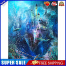 Underwater Castle Oil Paint By Numbers Kits Canvas Picture Wall DIY Crafts