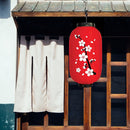 25cm Plum Blossom Lantern Lamp Chinese Long Shaped Cloth Lampion (A) Newly