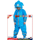 Kids Rain Suit Toddler Raincoat Unisex Baby Waterproof Coverall (Blue M) Newly
